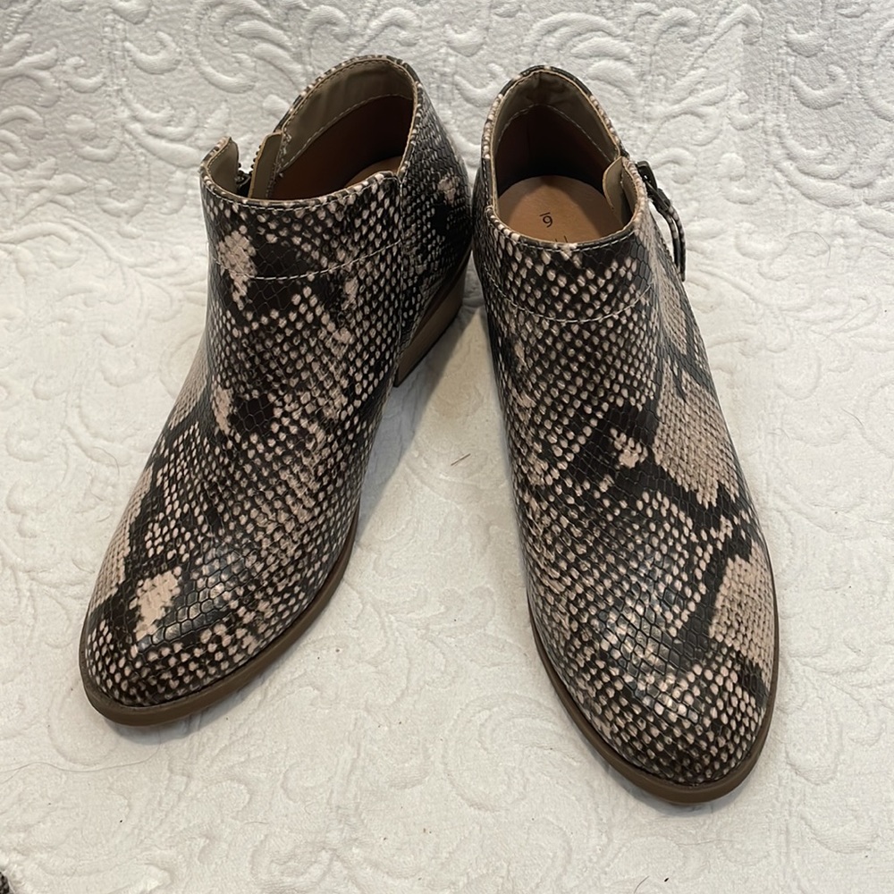 Ankle Boots with small heel.